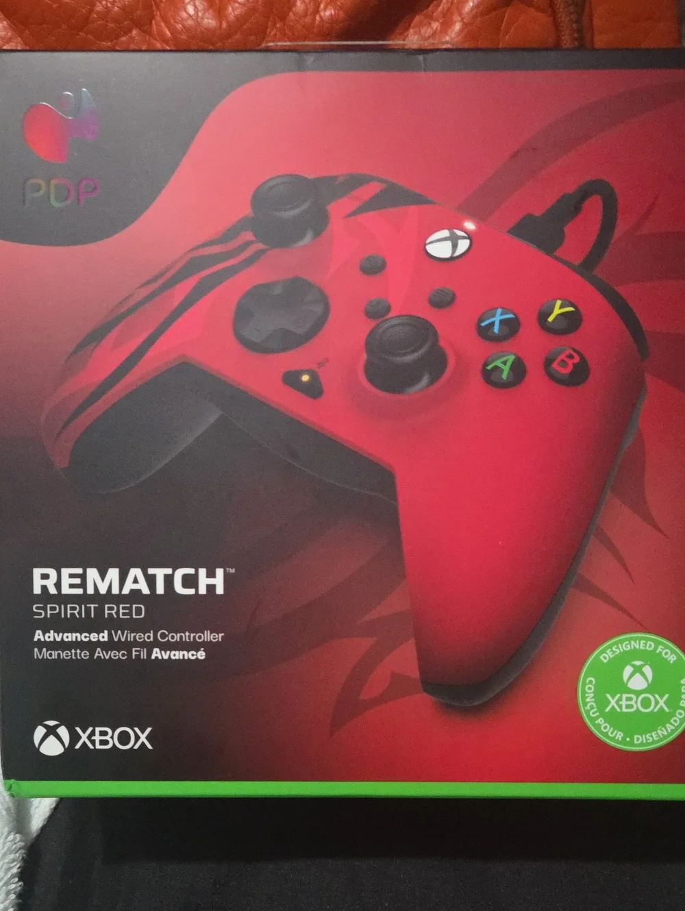 Rematch Spirit Red Wired Xbox Controller